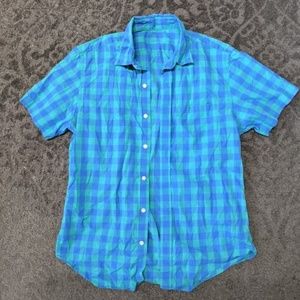 J. Crew Short Sleeve Button Down Polo